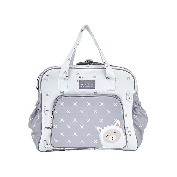 Gambar Omiland Tas Bayi Besar Alpaca Series - OB27201 OB27202 OB27203 OB27204 OB27205 Abu Biru Bags - Abu-abu dari Omiland undefined Tokopedia
