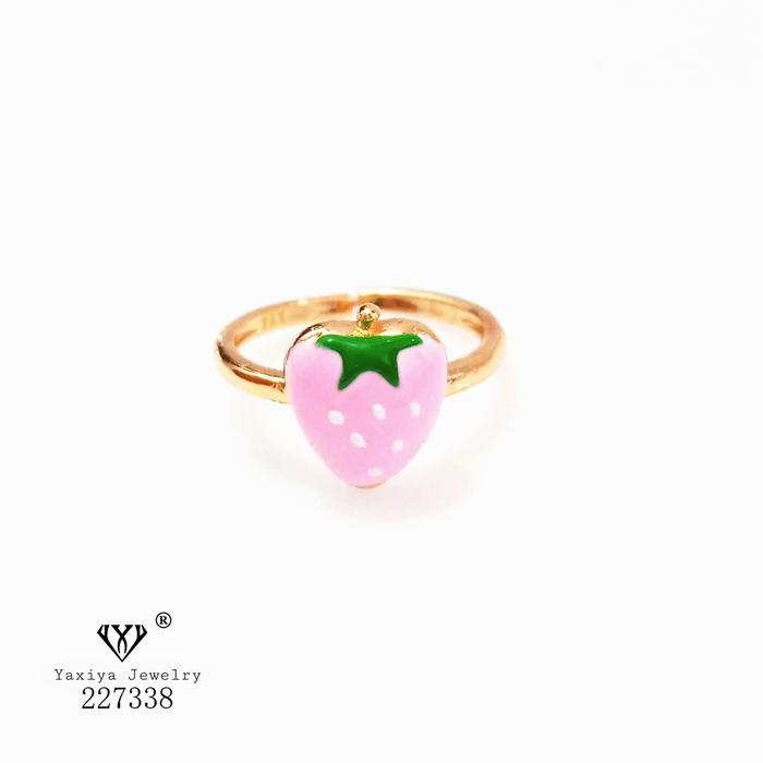 Gambar Yaxiya Cincin Anak Strawbery Aksesoris 061 - BABY PINK dari YAXIYA JEWELRY undefined Tokopedia