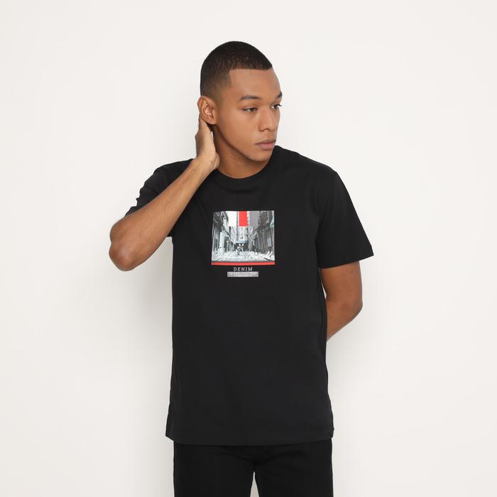 Gambar POLICE T-Shirt Cotton Combed Sablon Raster Pria 2073280431 - Jet Black, M dari RBJ undefined Tokopedia