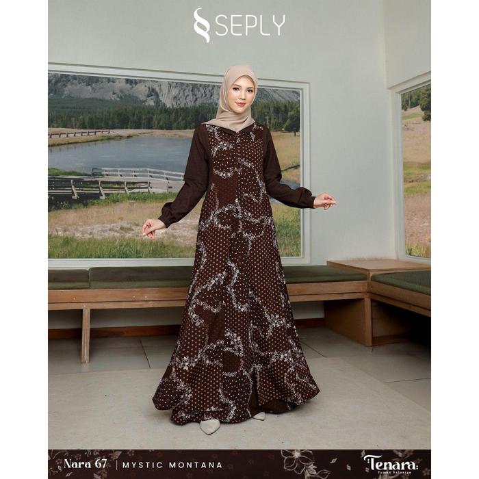 Gambar Seply -  Sarimbit Keluarga Terbaru 2026 - Tenara  Mystic Montana - GAMIS NARA 67, XS dari MOFAS.ID undefined Tokopedia