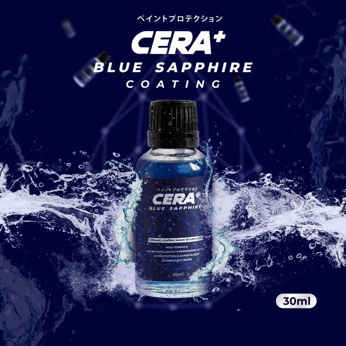 Gambar Cera+ Blue Sapphire Coating 30ml - Pelindung Cat Mobil & Motor Japan Technology, Wet Look Effect, Tahan Lama 5 Tahun, Anti Karat, UV Protection dari PolishProtection.Id undefined Tokopedia