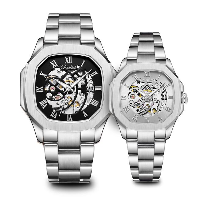 Gambar Jam Tangan Couple Parlent Gallant Steel & Gallant Femme Steel - Silver dari PARLENTWORLD undefined Tokopedia