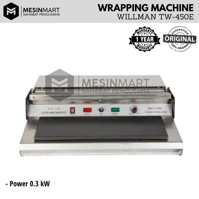 Gambar Hand Cling Wrap Wrapper Wrapping Machine Mesin Pembungkus Plastik - TW-450-E dari Mesinmart undefined Tokopedia
