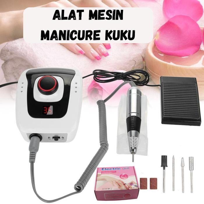 Gambar Electric Drill Alat Mesin Manicure Kuku Machine Manicure Pedicure Bits - Big Size dari Houseware Indonesia_NEW undefined Tokopedia