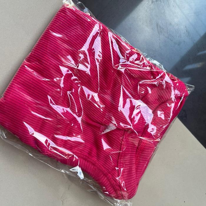 Gambar Via Long Dress Slim Rib Body Suit Boat Neck Panjang Casual Wanita - Gaun Santai Coklat Hitam Nyaman  Fit  Navy Pink Mini dress natal daster ketat midi - Pink, L-XL dari Hokishopsbali_NEW undefined Tokopedia