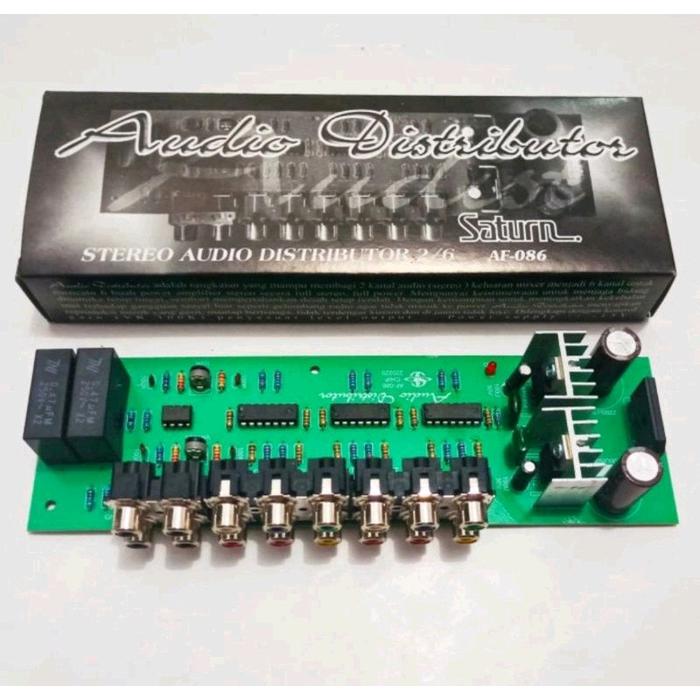 Gambar Audio Distributor Stereo 2 To 6 PCB Fiber AF-086 dari AFA MEDIA ELEKTRONIK undefined Tokopedia