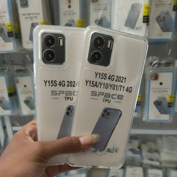 Gambar Softcase Cocok Untuk HP VIVO Y15S / Y15A / Y01 Case Casing Cover Handphone Silikon Clear Bening Transparan  Bahan Lentur - CASE BENING, VIVO Y15S dari Mitra Benua undefined Tokopedia