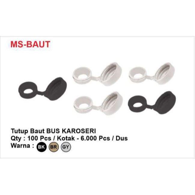 Gambar DNY TUTUP BAUT BUS KAROSERI - BLACK dari DNYOFFICIAL undefined Tokopedia