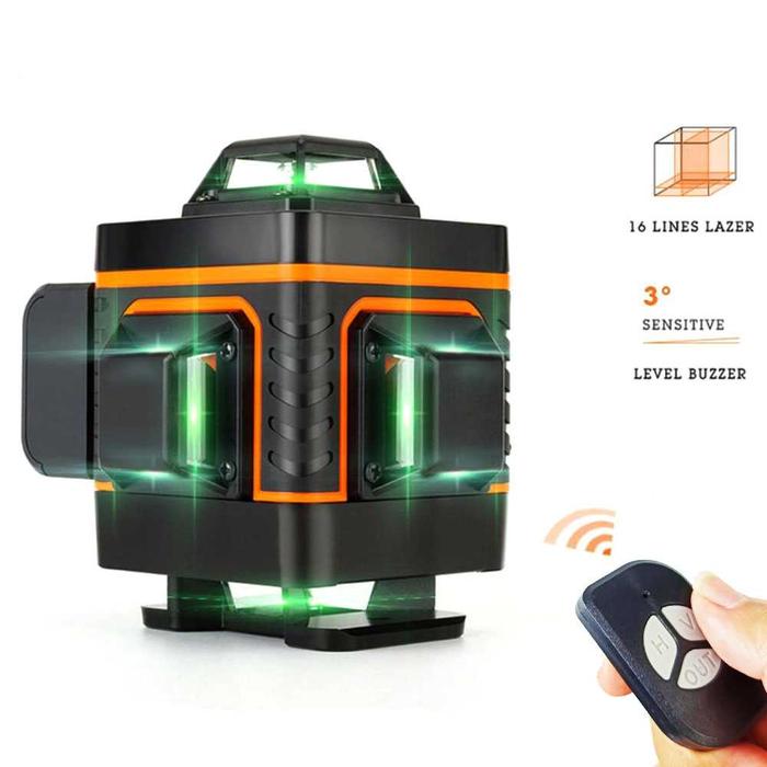Gambar COD Alat Mesin Ukur Laser Level Leveling 4D 16 Line Pengukur Dimensi Kemiringan Sudut Derajat Ruangan Bangunan Digital Untuk Tukang Bangunan Laser Taffware - Oren dari AEP STORE_NEW undefined Tokopedia