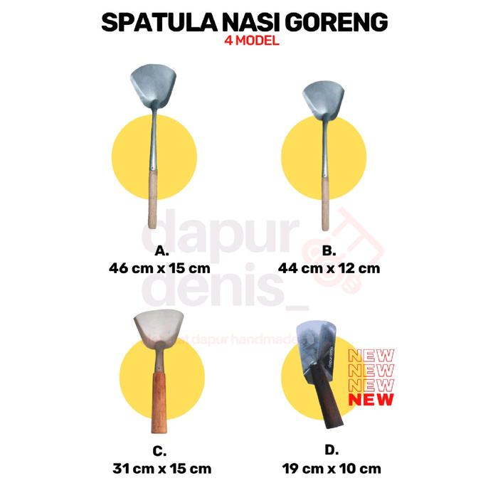 Gambar Sutil Spatula Nasi Goreng / Spatula Nasi Goreng Jawa / Spatula Sutil Sodep Nasi Goreng Jawa Mie Goreng Mie Nyemek Chinese Food - 40x12 dari Indenisia_NEW undefined Tokopedia