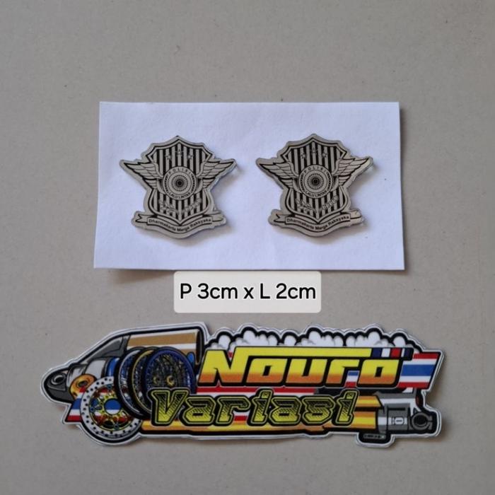 Gambar Aksesories logo korlantas polri plat nomor akrilik berkualitas motorcycle dari DAW VARIASI undefined Tokopedia