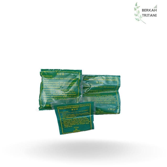 Gambar MGO Malachite green oxalate 100 Gram Obat Hijau Desinfektan Telur Ikan Dari Jamur Parasit Protozoa - MGO PLASTIK dari berkahtritani undefined Tokopedia
