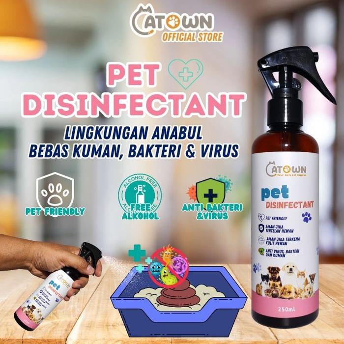 Gambar Catown Cairan disinfectant Antiseptik Anti Kuman virus anti bakteri cairan pembersih kandang kucing Anjing Semprotan antiseptik untuk hewan cairan antiseptik penghilang bau sampah cairan penghilang bau poop hewan Penghilang bau kotoran hewan tanpa alkohol dari Catown undefined Tokopedia