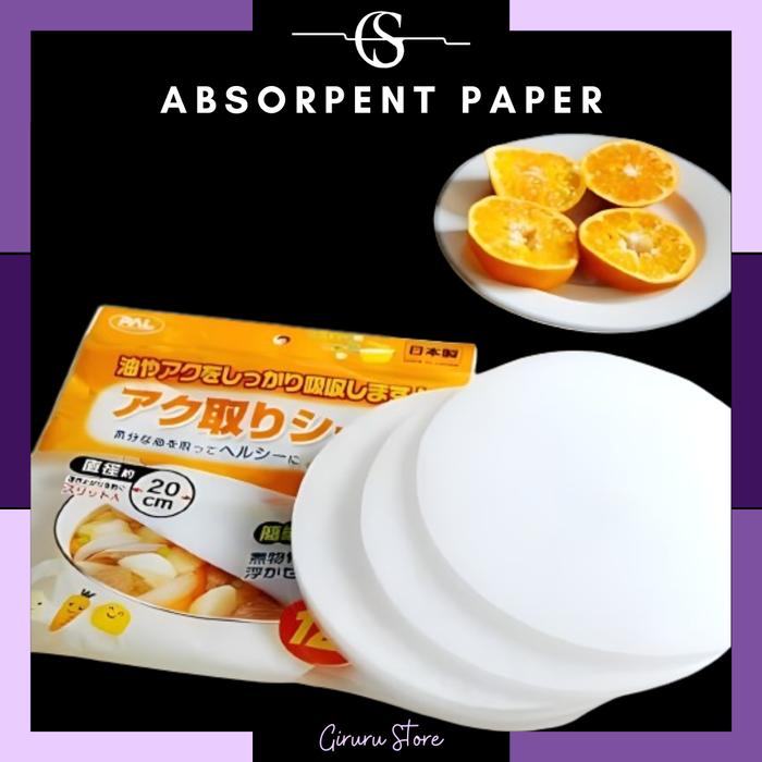 Gambar Kain Penyerap Minyak 12 Lembar / Kertas Serap Minyak Gorengan /Kertas Minyak Makanan - RANDOM dari GIRURUSTORE undefined Tokopedia