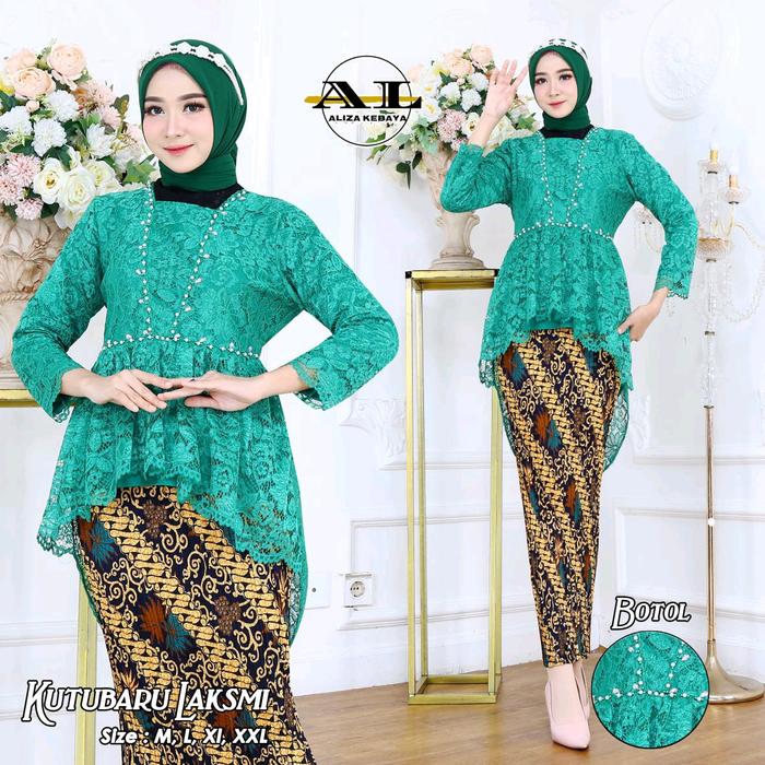 Gambar Rok Plisket Jumbo / Rok batik jadi / Rok Kebaya instan - Kenanga Navy, All size ( M-XXXXL) dari Outfit Kebaya undefined Tokopedia