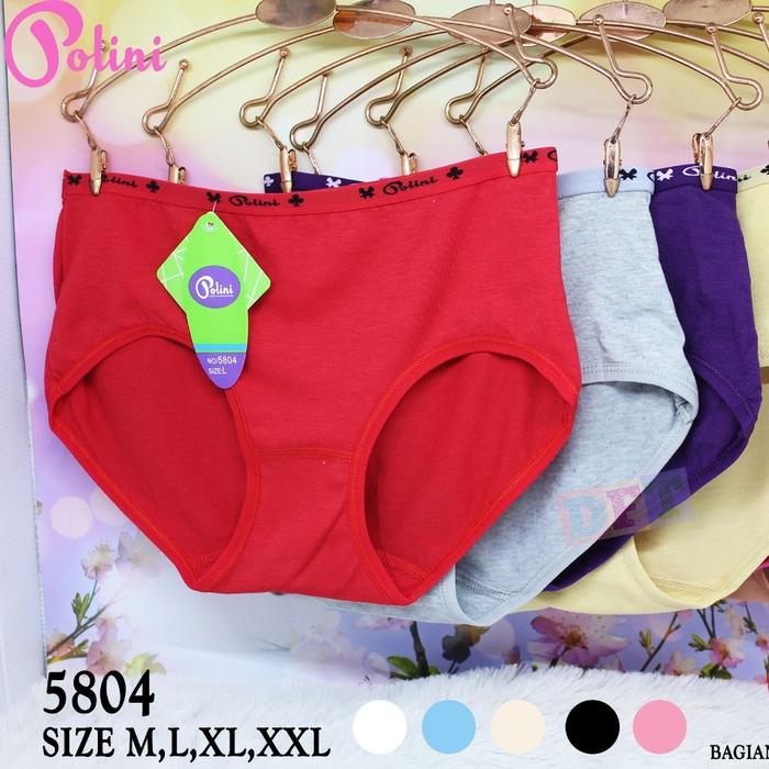 Gambar PROMO!! Celana Dalam Wanita POLINI 5804 / CD Dalaman Cewek Super Soft / uk M - XXL 3 ,6 dan 1 Lusin - 3 PCS, M dari YNZ Collection_NEW undefined Tokopedia