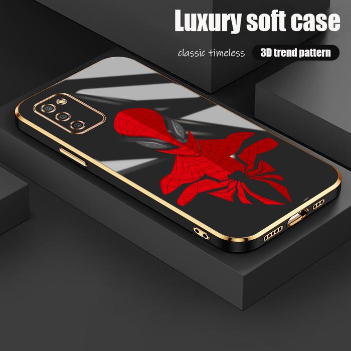Gambar Spider-Man Marvel phone case for Samsung A03 Core,Spider-Man pattern,cute,TPU material,Spider-Man,Darkwind phone case Casing Softcase Cover - black-DTD0260, Samsung A03 Core dari SOLUSI GLOBA88 undefined Tokopedia