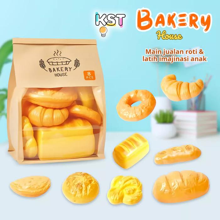 Gambar [KST] Mainan Bakery Set Roti Dummy Makanan Edukasi Anak Perempuan Laki Laki Kado Ulang Tahun dari Kids Store Toys undefined Tokopedia