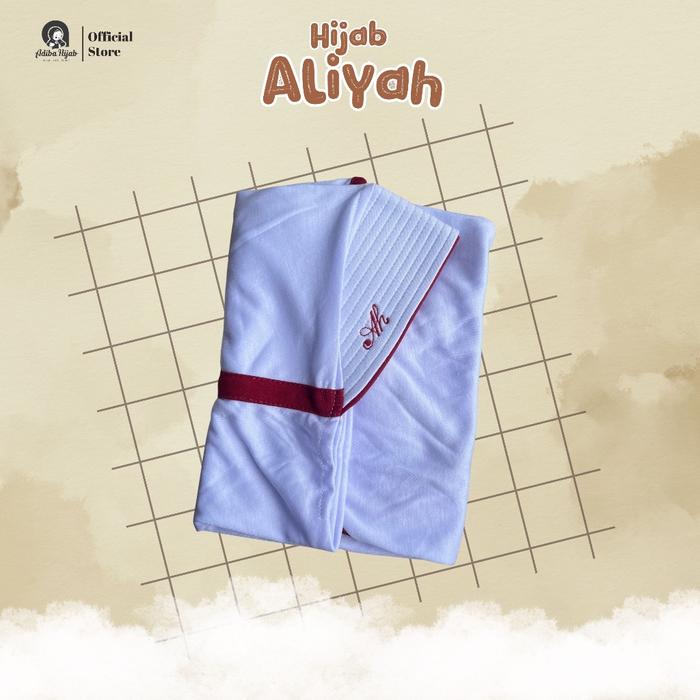 Gambar ADIBA HIJAB - Kerudung Sekolah Anak Instan Aliyah Maroon - Aliyah Putih Lis Mar, S dari Adiba Hijab Kids undefined Tokopedia