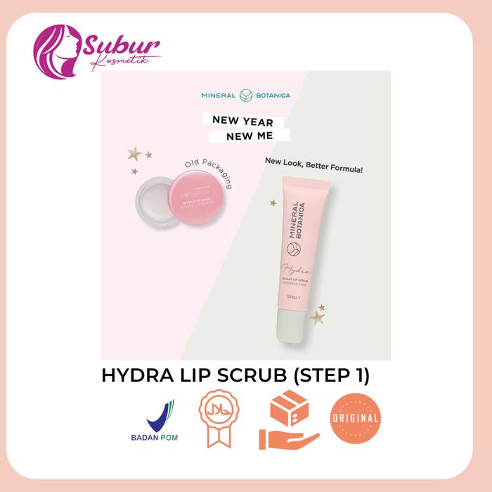 Gambar Mineral Botanica Hydra Sugar Lip Scrub 10gr (Step 1) atau Hydra Sugar Lip serum 10gr (Step 2) - Hydra Lip Scrub (step 1) dari Subur Kosmetik undefined 4 Tokopedia