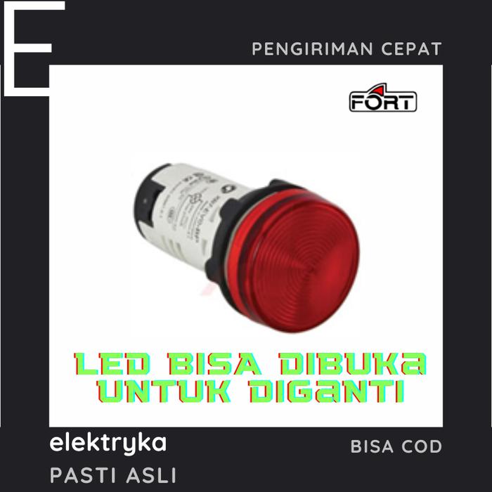 Gambar FORT Pilot Lamp LED 22mm XB7-EV - Hijau, 24VDC dari Elektryka Indonesia undefined Tokopedia