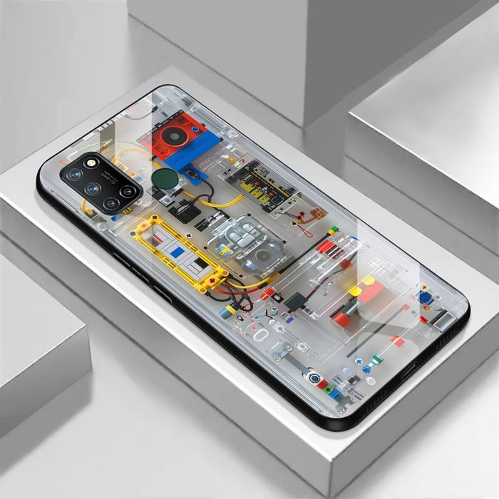 Gambar Cocok untuk RealMe 7i,Casing Ponsel Kaca Papan Sirkuit Premium - dianlub01, RealMe 7i dari Bao Case undefined Tokopedia