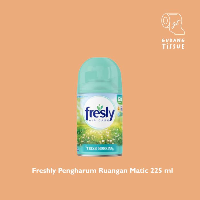 Gambar Fresly Pengharum Ruangan Matic 225 ml - Fresh Morning | Free Toples dari Gudang Tissue_NEW undefined Tokopedia