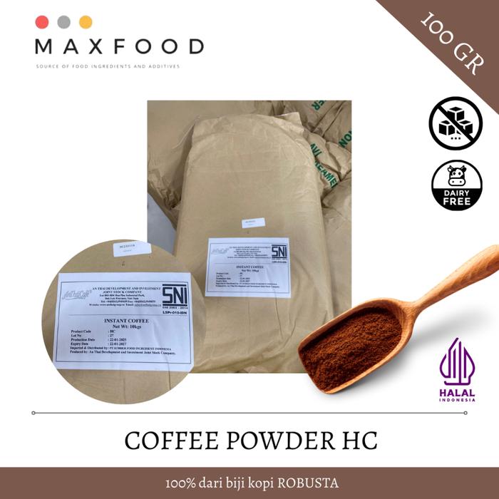 Gambar MAXFOOD - Instant Coffee Powder Drink / Minuman Serbuk Kopi Tanpa Ampas  [250 GR] - CF09B dari GudangnyaORI undefined Tokopedia
