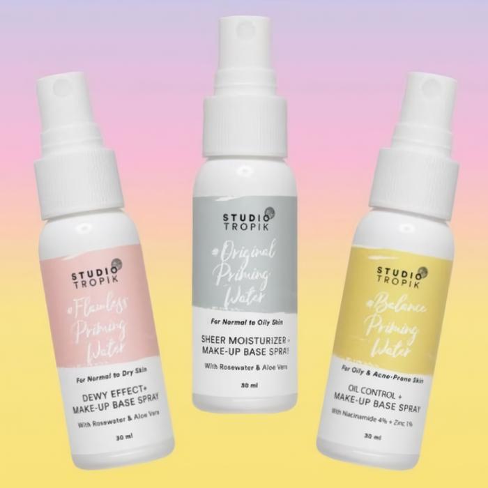 Gambar Studio Tropik Priming Water Spray - Setting Spray - [Pink] Flawless, 30ml dari SAKURA KOSMETIK_NEW undefined Tokopedia