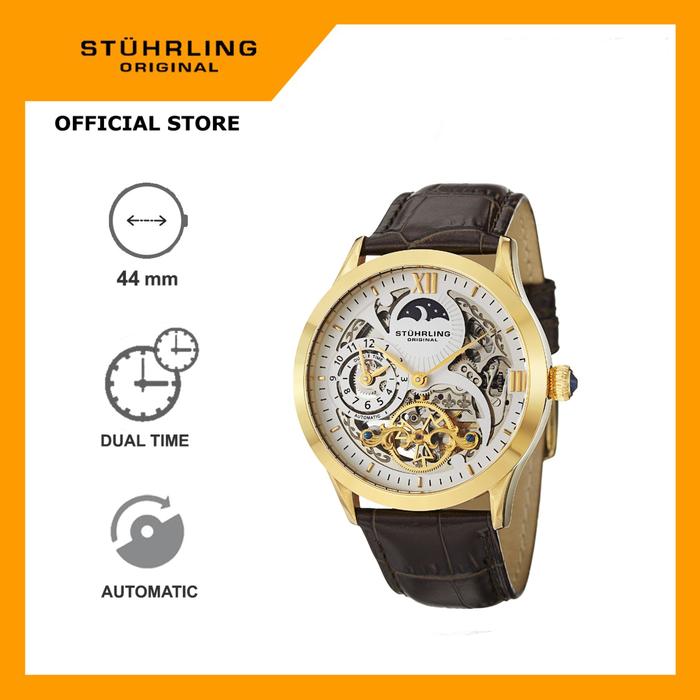 Jam Tangan Pria Swiss Automatic Stuhrling Special Reserve 571-3335k2