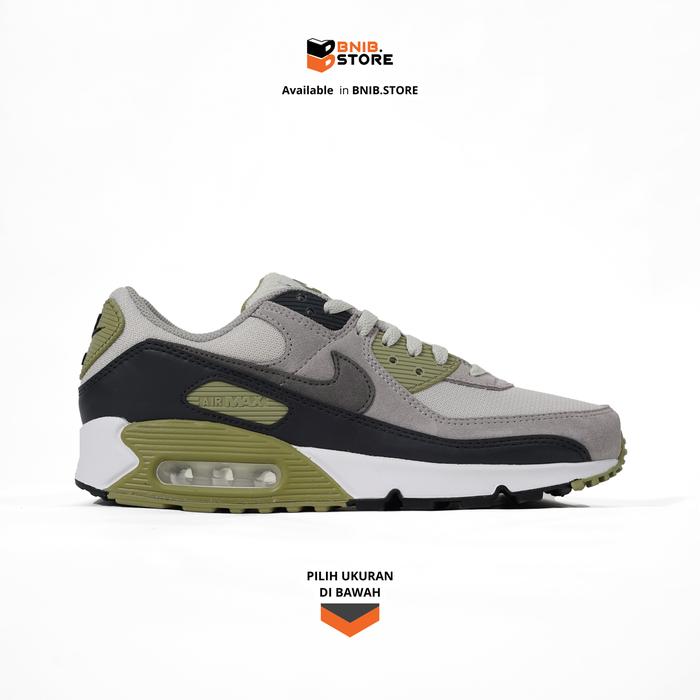 Sepatu Sneaker Nike Air Max 90 Light Bone Neutral Olive [DM0029 011]  Original EUR 40