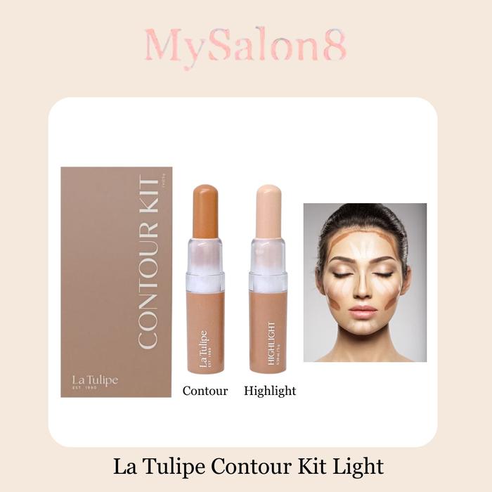 Gambar La Tulipe Contour Kit (Highlight & Contour Stick) - Light dari mysalon8 undefined Tokopedia