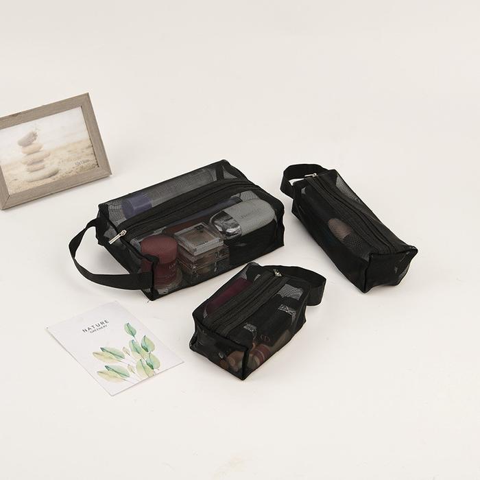 Gambar Vinnatsu 3PCS/Set Tas Makeup Organizer 3 in 1 Tas Serbaguna Organizer Portabel Multifungsi Travel Make Up Bag Portabel Transparan Tas - Hitam dari Vinnatsu official Kab. Tangerang Tokopedia