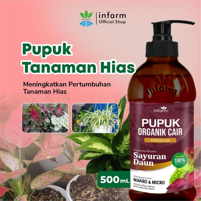 Gambar INFARM - POC Organik Infarm Nutrisi Sayur Daun Pupuk Kompos 500 ml Pupuk Infarm Pupuk Organik Cair Tanaman Daun Bawang Kemasan 500mL  POC Daun Bawang  Untuk Tanaman Perkebunan Bemedia Tanam Tanah POC Infarm Nutrisi Tanaman Hidup Sayur Daun Pupuk Kebun dari Infarm undefined Tokopedia