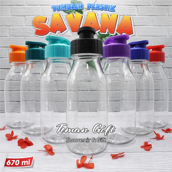 Gambar Tumbler Plastik JONINDO Botol Air Minum Bagus SAVANA Bottles Kitchenware - Hitam dari Teman Gift undefined Tokopedia