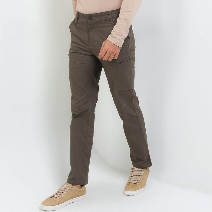 Gambar Cardinal Celana Panjang Kargo GI Slim Fit Pria E0096BK03B - 29, Brown dari Cardinal Brand Kab. Bandung Tokopedia