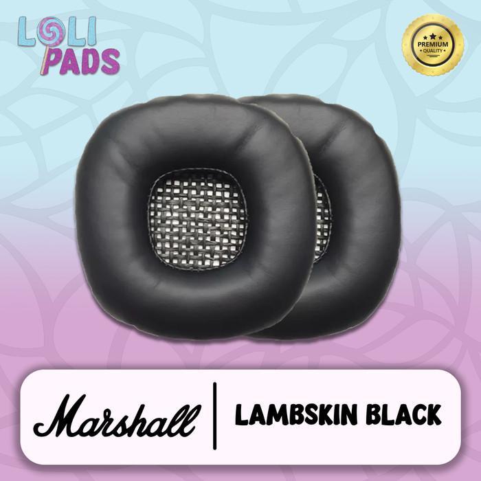 Gambar Busa Earpad Ear Cushion Marshall Major I II 1 2 Wireless Wired Foam - Lambskin Black dari LoliPads undefined Tokopedia