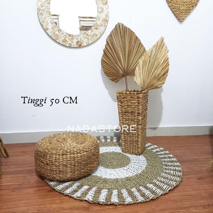 Gambar Terlaris VAS BUNGA KERING ANYAMAN ENCENG GONDOK VS 02 - 50 cm - 50 cm dari Allesyaanisa 22 undefined Tokopedia