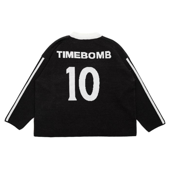 Gambar Timebomb Cardigan Knitwear | Knit-Cardigan | Knitwear BOXY Acrylic Switer Unisex / Switer Rajut Pria & Wanita | MANAUS - BLACK, SIZE 1 ( S-M ) dari Timebomb undefined Tokopedia