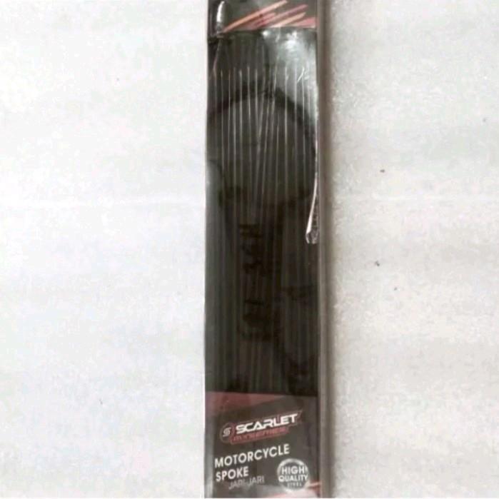 Gambar JARI JARI RUJI KLX  RING 19 H36 HITAM SCARLET dari Rudy motor_NEW undefined Tokopedia