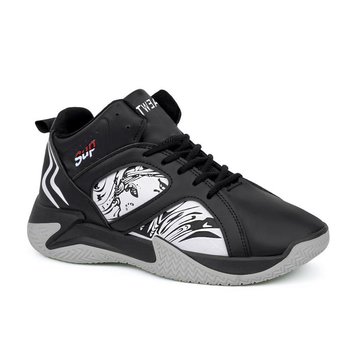 Gambar JP-037 [Sepatu DNY] Sepatu Pria Karakter Sneaker Cowok Tinggi Kasual - Hitam, 45 dari Sepatu DNY_NEW undefined Tokopedia