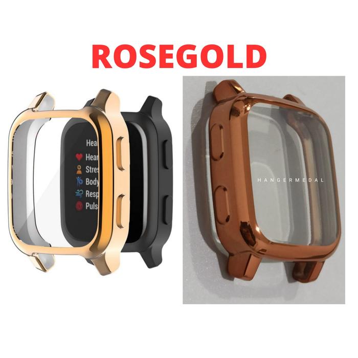 Gambar Silicone Soft Case Cover untuk Garmin Venu SQ 2 Music Bumper Pelindung Full - ROSEGOLD dari Hangermedal undefined Tokopedia
