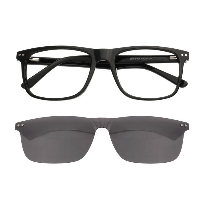 Gambar zonakacamata - Frame Kacamata Fashion Pria/Wanita - Clip On Sergio Jet - Frame Only dari zonakacamata_NEW undefined Tokopedia