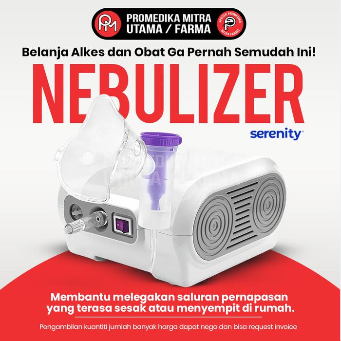 Jual Serenity Compressor Nebulizer | Alat Bantu Pernafasan Nebulizer ...