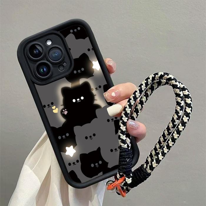 Gambar lexinforever Case for Realme Note 60 C63 C67 C65 C61 Note 50 C51 C53 C21Y C55 C15 C35 C30 C31 C20A Realme 10 11 6i 5 7i C11 2021 C30s C17 C21 Narzo 50A Casing hp Glowing black cat Bracelet style Phone Cover Ponsel Aksesoris Handphone - #Y3(Case+Bracelet）, Realme 8 5G dari lexinforever undefined Tokopedia