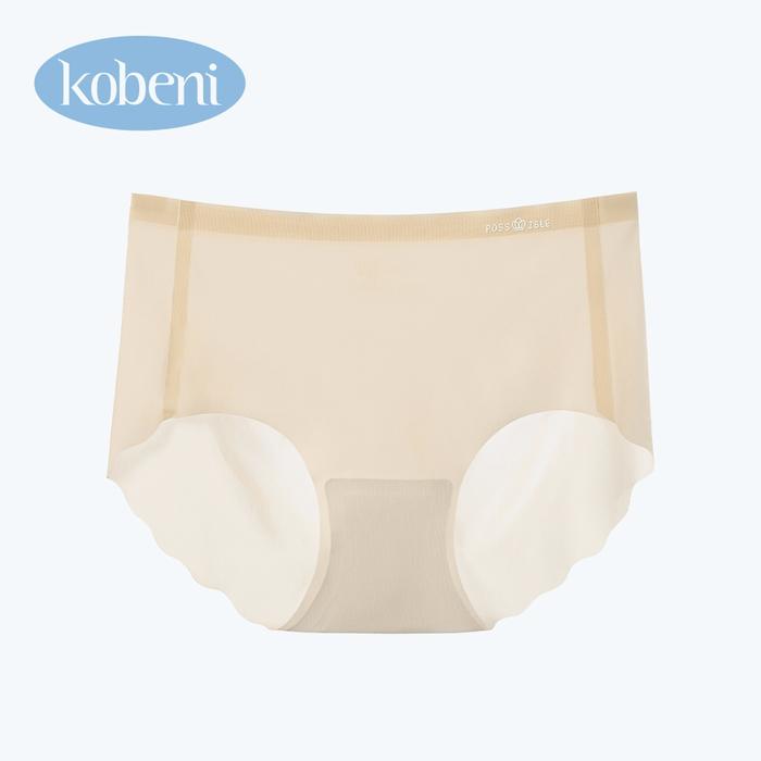 Gambar (Indonesia Stock) KOBENI Celana Dalam Seamless Wanita Benang Sutra Es Mid Waist Cd Wanita One Piece Mulus Tanpa Jahitan（Kni-042） celana dalam seamless Hitam Lingerie - Kuning, Free Size dari Kobeni Shop undefined Tokopedia