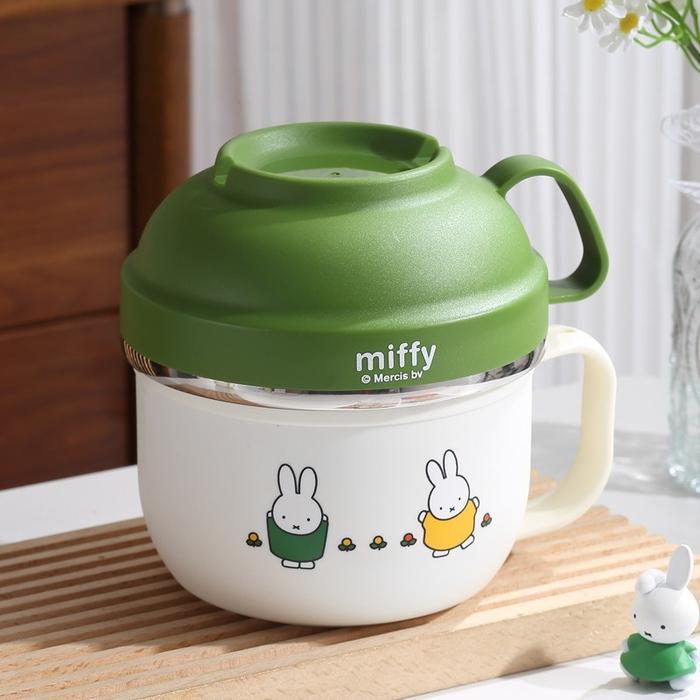 Gambar Miffy Ramen bowl lunch box | kotak makan miffy - green dari Onelatte_NEW undefined Tokopedia