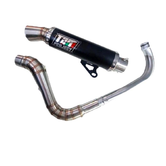Gambar KNALPOT SAMLONG MOTOR ALL MATICK TZM Motorcycle - nmax new, inlet 50 dari RVI 20 RACING EXHAUST undefined Tokopedia