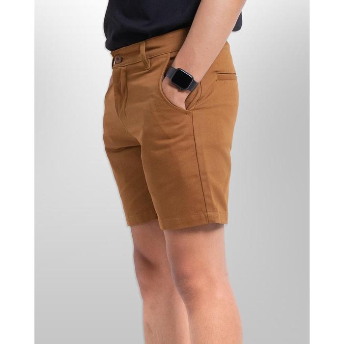 Gambar Relax Short Chino Pants - Caramel - 28 dari Plain As Day undefined 5 Tokopedia
