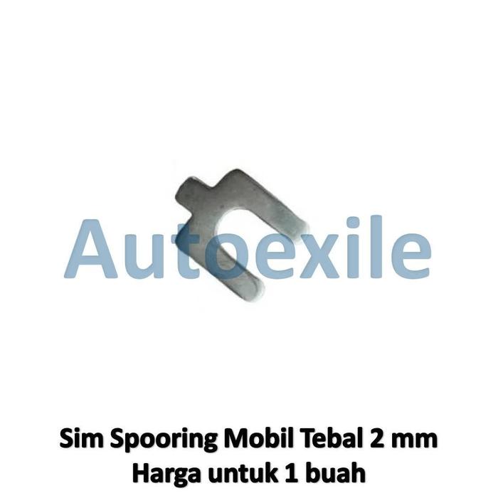 Gambar Sim Spooring Mobil Tebal 1 mm 2 mm 3 mm Shim 1mm 2mm 3mm Plat Besi Y Buat Setel Camber Mobil - Tebal: 2 mm dari Autoexile undefined Tokopedia